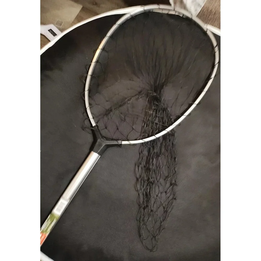 Aluminum Landing Net Safe for Fish 35 Inch Total Length Cushion Grip Handle